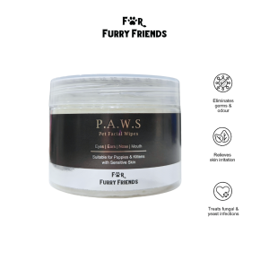 P.A.W.S Pet Facial Wipes - 80 sheets