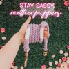 Sassy Woof Rope Leash - Lavender